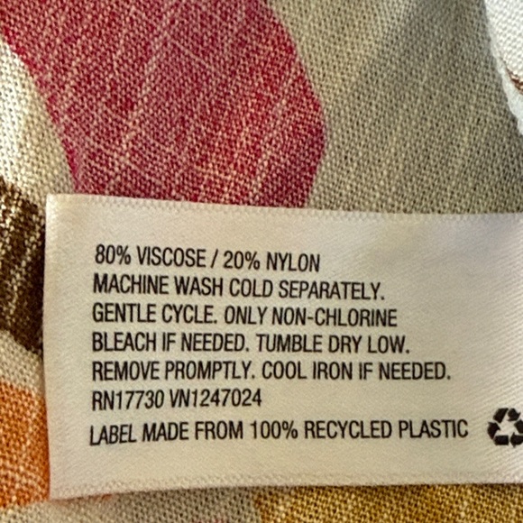 Tabitha Brown x Target Tropical Botanical Print Cover- Up Shirtdress Size Small - Picture 10 of 10